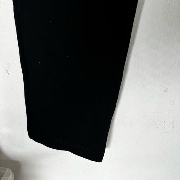 Ann Taylor Black Pull-on Straight Ankle Pants Large/Tall Zippered Pockets - Picture 15 of 16